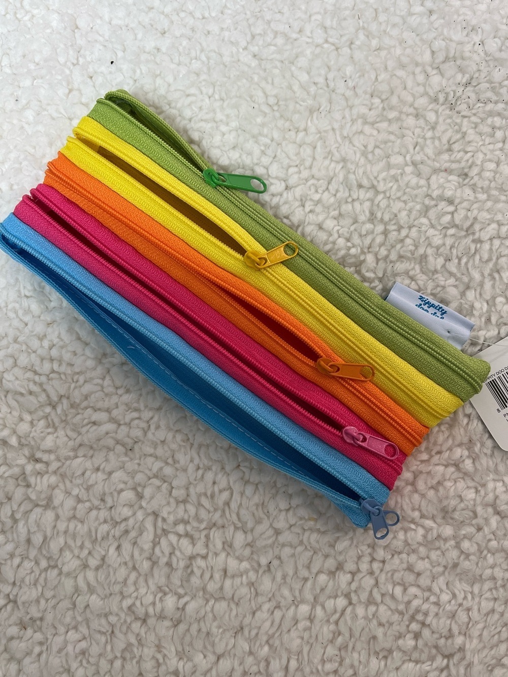 OOLY/IA Zippitty Doo-Dah Rainbow Zipper Pencil Pouch Back to School - Picture 3 of 4